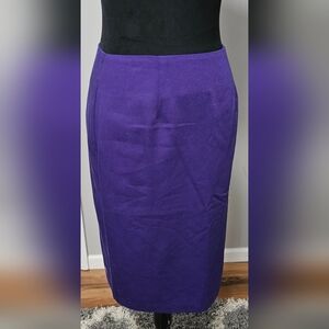 Purple Vintage Monica D Pencil Skirt- Size 6